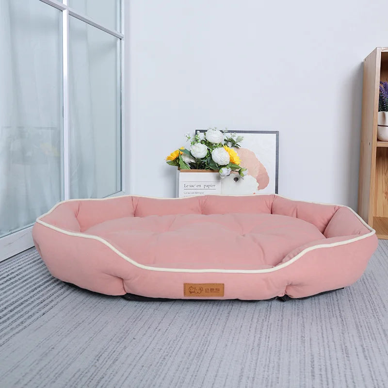 Pet Sofa Bed – Large Dog & Cat Sleeping House | Winter Warm Cushion Mat for Big Pets